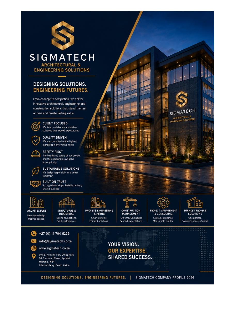 SIGMATECH company profile 2026 — cover