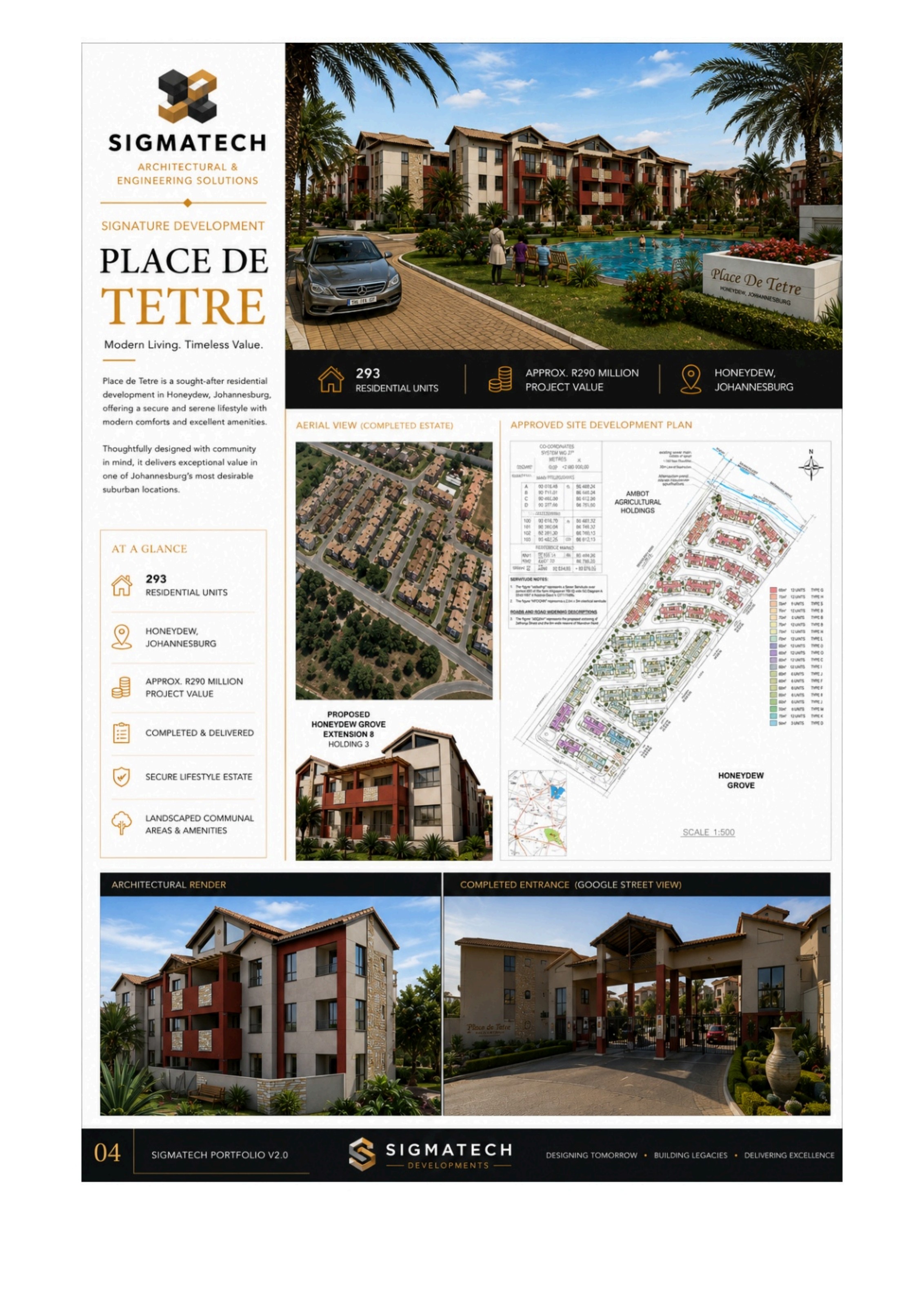 Place de Tetre — signature development