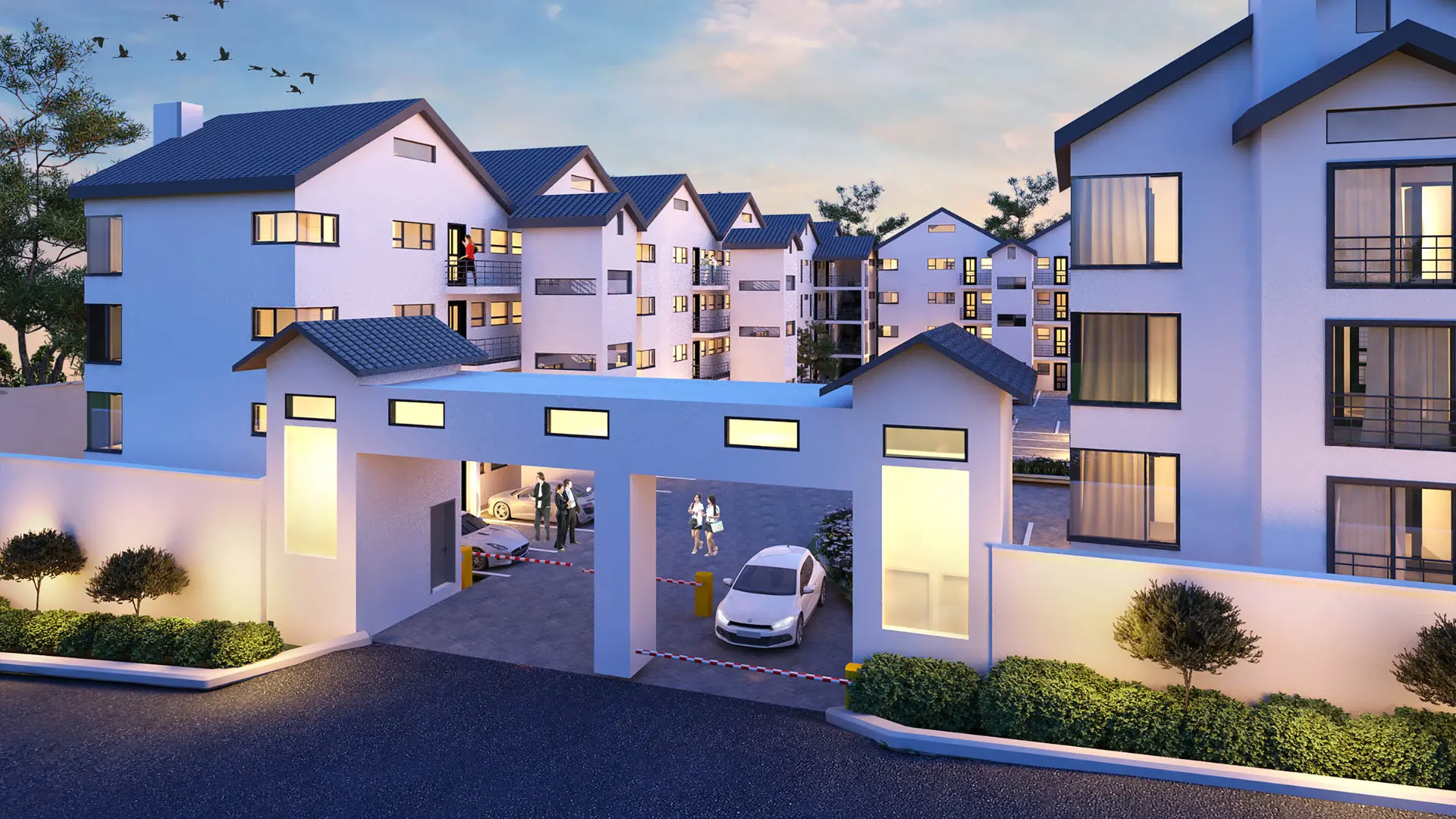 Residential estate — architecture to construction